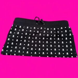 heavensent skull mini skirt